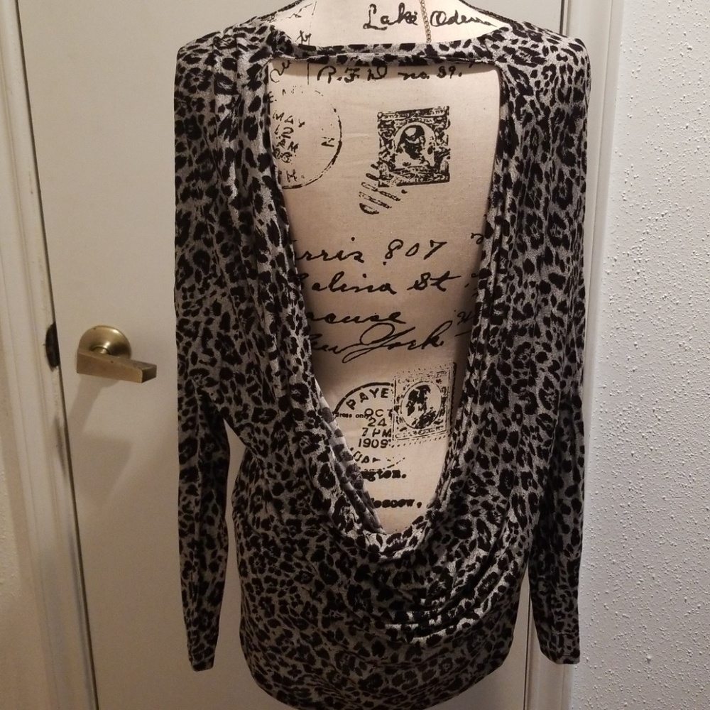 Express Backless Leopard Top